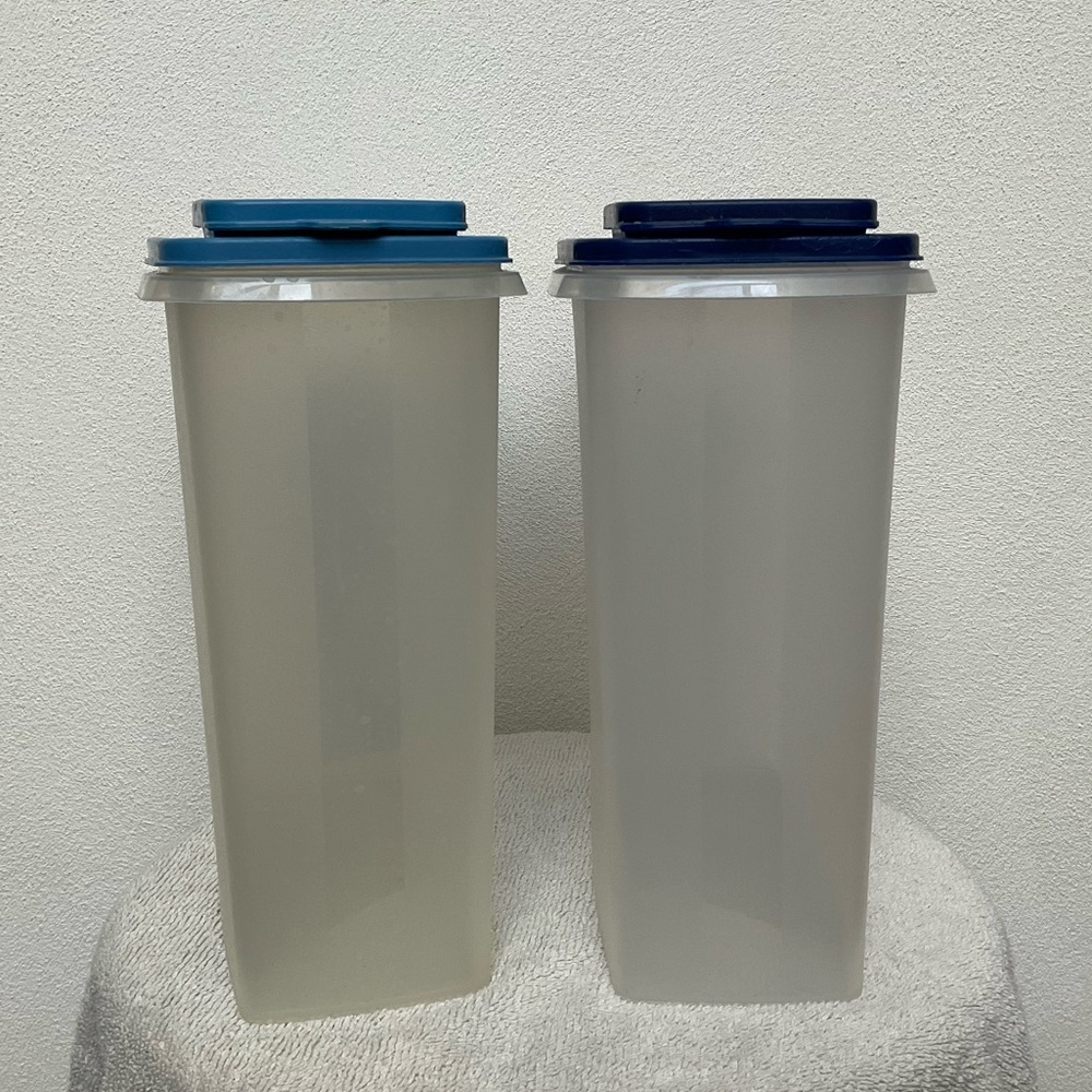 Tupperware Set Of 2 Cereal Keepers Food Storage Kitchen Organization Pantry